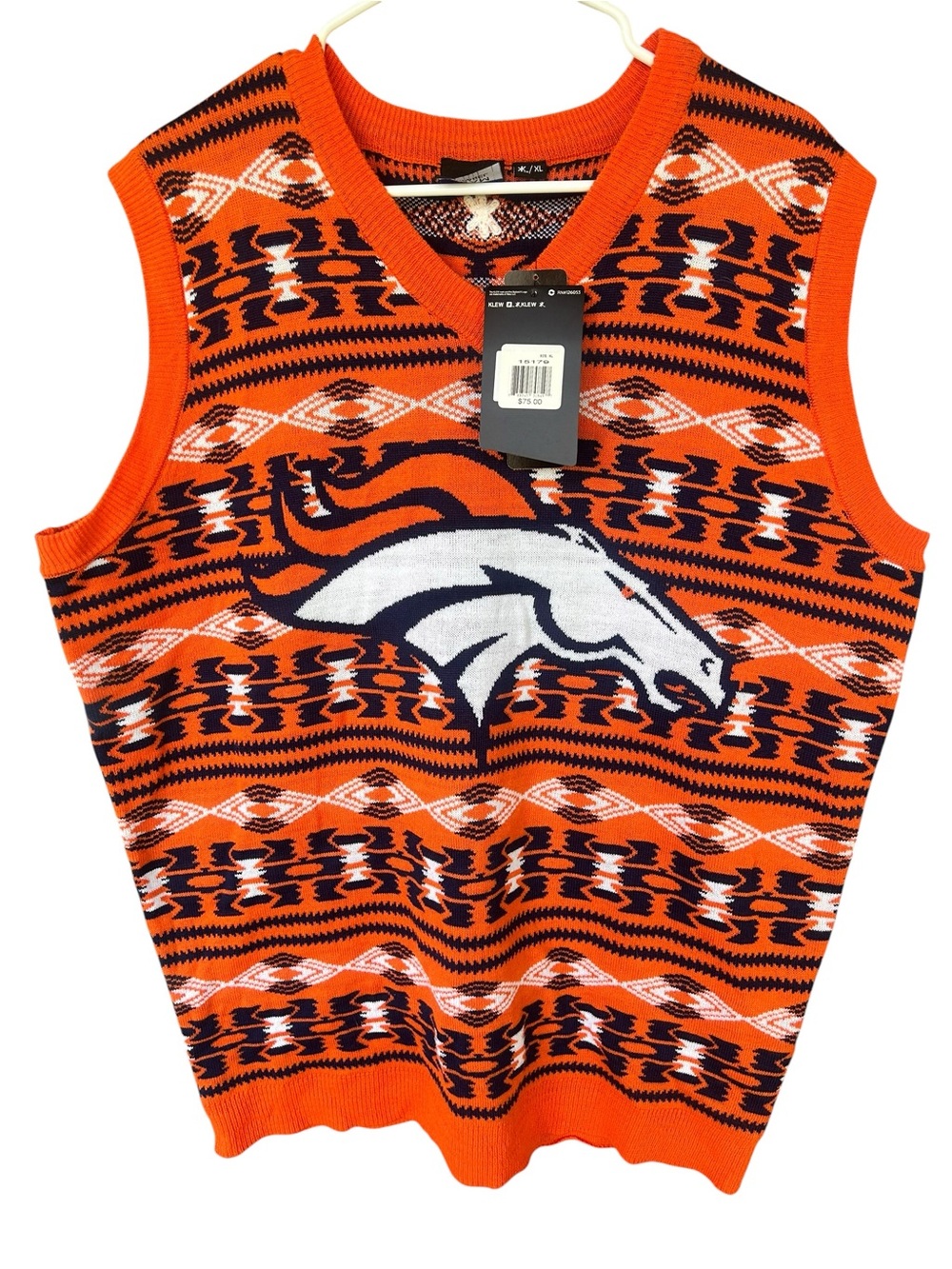 Denver Broncos NFL sweater vest Size XL